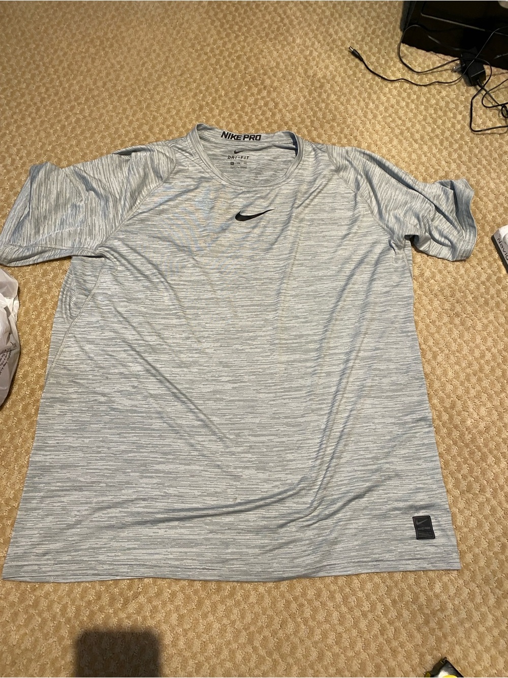 Nike pro xxl shirt mens grey
